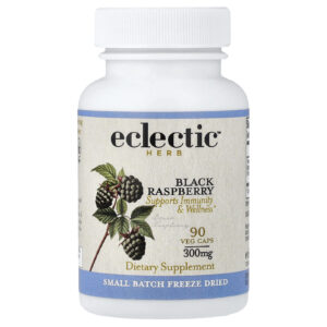 Eclectic Herb Framboesa Negra 300 mg 90 Cápsulas Vegetais