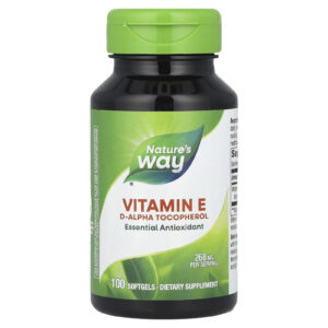 Natures Way Vitamina E 268 mg 100 Cápsulas Softgel