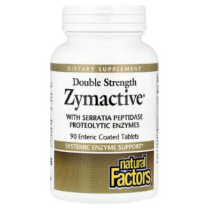 Natural Factors Zymactive® 90 Comprimidos com Revestimento Entérico