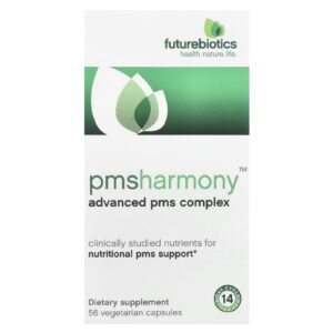 Futurebiotics PMSHarmony™ Complexo de TPM Avançado 56 Cápsulas Vegetarianas
