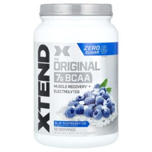 XTEND 7 g de BCAA Framboesa Azul Congelante 122 kg (268 lb)