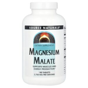 Source Naturals Malato de Magnésio 180 Comprimidos