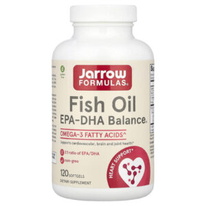Jarrow Formulas Óleo de Peixe EPA-DHA Balance® 120 Cápsulas Softgel