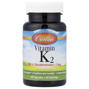 Carlson Vitamina K2 5 mg 60 Cápsulas