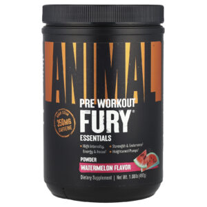 Animal Fury® Essentials Pré-treino Melancia 492 g (108 lb)