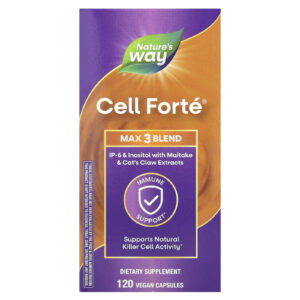 Natures Way Mistura MAX 3 do Cell Forté® 120 Cápsulas Veganas