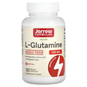 Jarrow Formulas L-Glutamina 750 mg 120 Cápsulas Vegetais