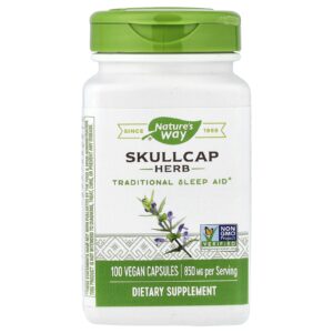 Natures Way Erva de Escutelária 100 Cápsulas Veganas (425 mg por Cápsula)