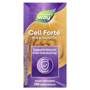 Natures Way Cell Forté IP-6 e Inositol 240 Cápsulas Vegetais