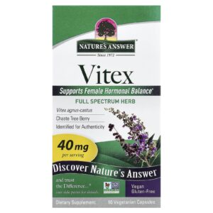 Natures Answer Vitex 40 mg 90 Cápsulas Vegetarianas