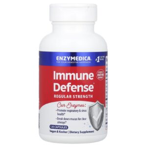 Enzymedica Immune Defense® Potência Regular 120 Cápsulas