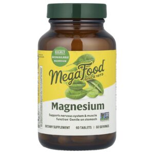MegaFood Magnésio 60 Comprimidos