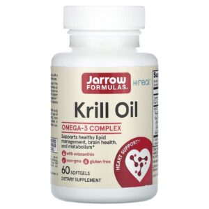 Jarrow Formulas Óleo de Krill 60 Cápsulas Softgel