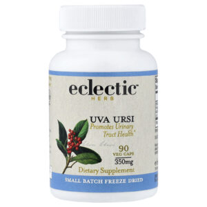 Eclectic Herb Uva Ursi 350 mg 90 Cápsulas Vegetais