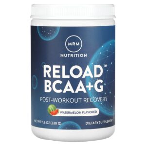 MRM Nutrition Recarregar BCAA + G Recuperação Pós-treino Melancia 330 g (116 oz)