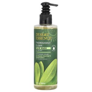 Desert Essence Sabonete Facial de Limpeza Profunda Para Pele Oleosa 250 ml (85 fl oz)