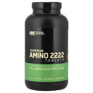 Optimum Nutrition, Superior Amino 2222 Tabs, 320 comprimidos