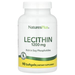 NaturesPlus Lecitina 1.200 mg 90 Cápsulas Softgel