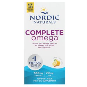 Nordic Naturals Complete Omega Limão-Siciliano 120 Cápsulas Softgel