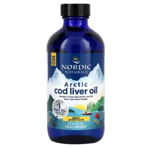 Nordic Naturals Arctic Cod Liver Oil™ Limão 237 ml (8 fl oz)