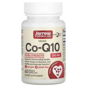 Jarrow Formulas CoQ10 Vegana 200 mg 60 Cápsulas Vegetais