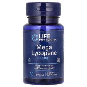 Life Extension Mega Licopeno 15 mg 90 Cápsulas Softgel