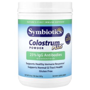 Symbiotics Colostrum Plus em Pó 21 oz (597 g)