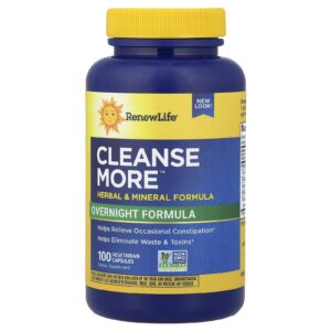 Renew Life Cleanse More™ 100 Cápsulas Vegetarianas