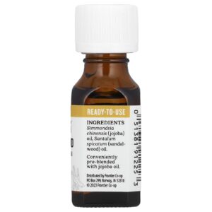 Aura Cacia Óleo Essencial Puro em Óleo de Jojoba Sândalo 15 ml (05 fl oz)