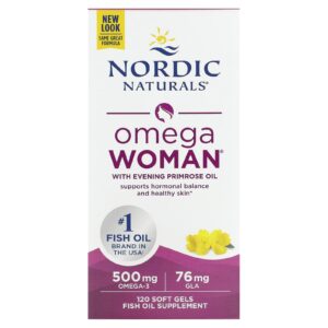 Nordic Naturals Mulher Ômega com Óleo de Prímula 120 Cápsulas Softgel