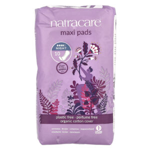 Natracare Maxi Pads Noite 10 Absorventes