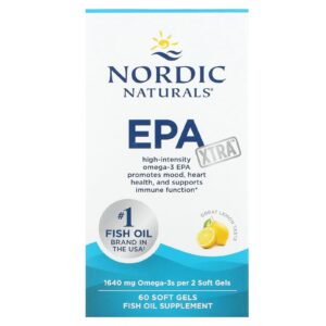 Nordic Naturals EPA Xtra Limão 820 mg 60 Cápsulas Gelatinosas