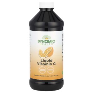 Dynamic Health Vitamina C Líquida Cítricos Naturais 1.000 mg 473 ml (16 fl oz)