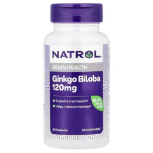 Natrol Ginkgo Biloba 60 Cápsulas