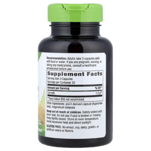 Natures Way Seda de Milho 100 Cápsulas Veganas (400 mg por Cápsula)