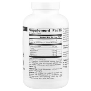 Source Naturals Mega Strength Beta Sitosterol 375 mg 120 Comprimidos