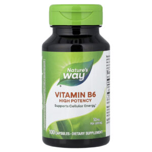 Natures Way Vitamina B6 50 mg 100 Cápsulas