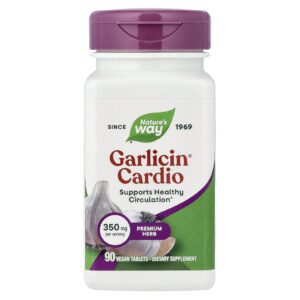 Natures Way Garlicin Cardio® 350 mg 90 Comprimidos Veganos