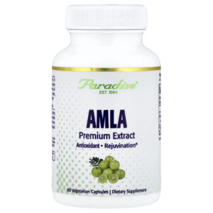 Paradise Herbs Amla 60 Cápsulas Vegetarianas (250 mg por Cápsula)