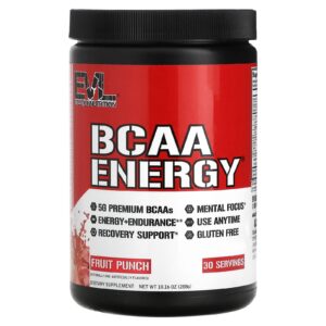 EVLution Nutrition BCAA Energy® Ponche de Frutas 288 g (1016 oz)