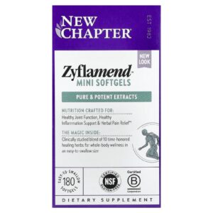 New Chapter Zyflamend 180 Mini Cápsulas Softgel