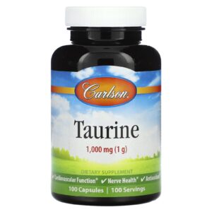Carlson Taurina 1.000 mg 100 Cápsulas
