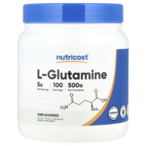 Nutricost L-Glutamina Sem Sabor 500 g (179 oz)