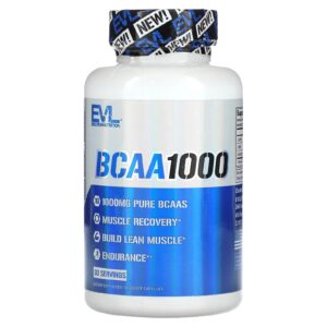EVLution Nutrition BCAA1000 60 Cápsulas Vegetais