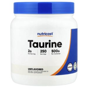 Nutricost Taurina Sem Sabor 500 g (179 oz)