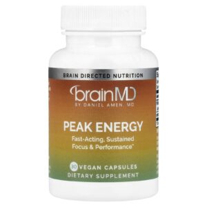 BrainMD Peak Energy 30 Cápsulas Veganas