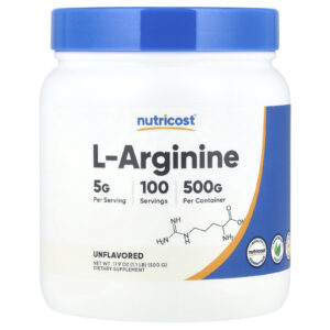 Nutricost L-Arginina Sem Sabor 500 g (179 oz)