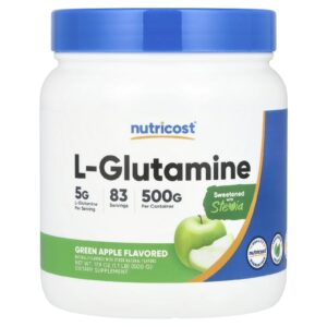 Nutricost L-Glutamina Maçã Verde 500 g (179 oz)