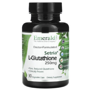 Emerald Laboratories Setria L-Glutationa 250 mg 30 Cápsulas Vegetais