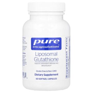 Pure Encapsulations Glutationa Lipossomal 60 Cápsulas Softgel (375 mg por Cápsula Softgel)